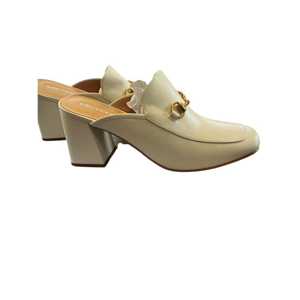 Lisa Vicky Women’s Loafer Mule - Natural Color Size 11